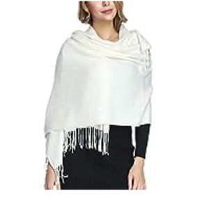 Extra Large Thick Soft Cashmere Wool Shawl Wraps for Women - PoilTreeWing Scarf